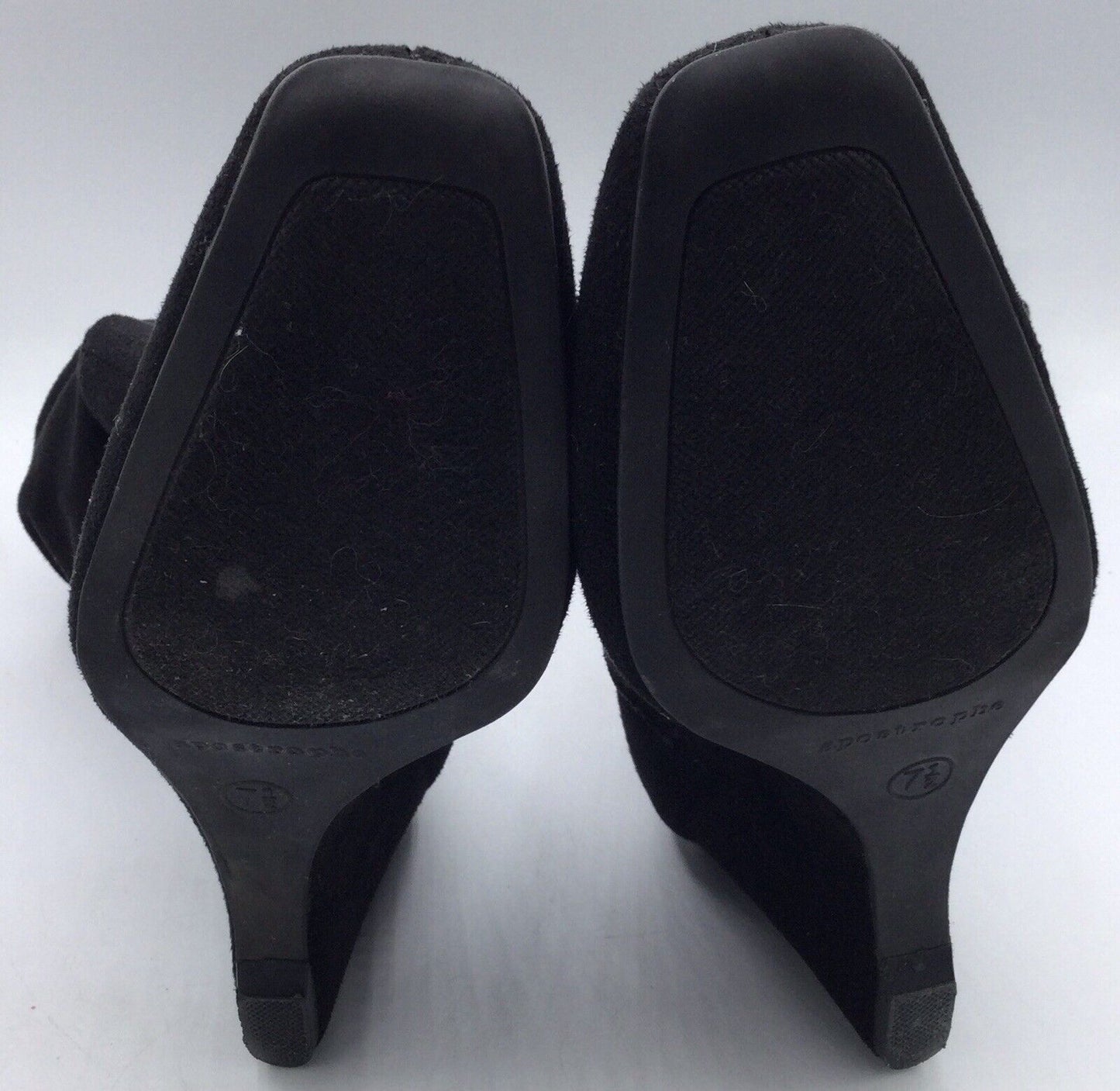 Apostrophe Katerina High Heel Knee High Boots Size 7.5M Black