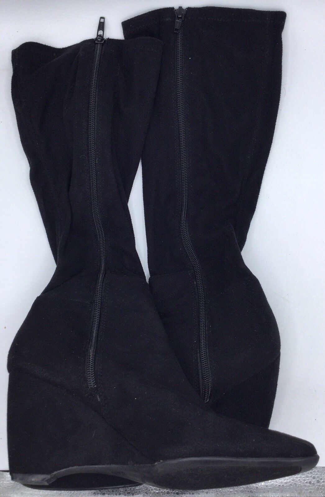 Apostrophe Katerina High Heel Knee High Boots Size 7.5M Black