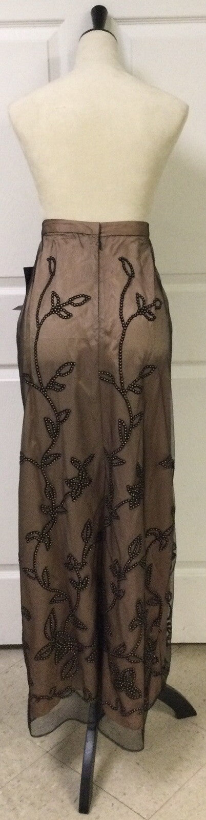 Arianna by Rachel Kaye Black Gold Skirt - Vintage - Brand New