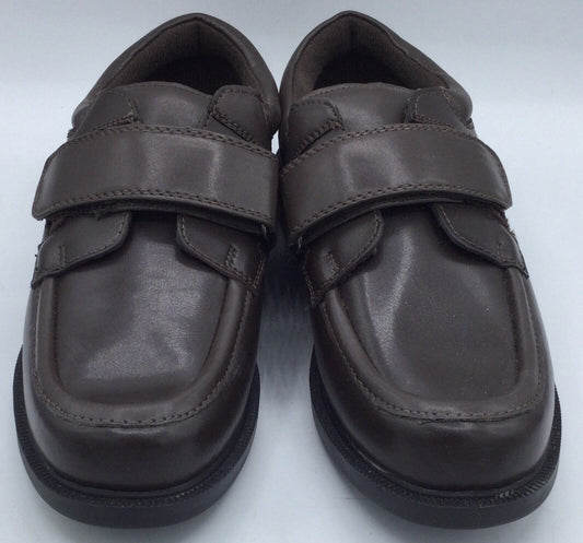 Dr. Scholl's Men's Brown Leather Adjustable Strap Shoes Size 8D No. 478-04