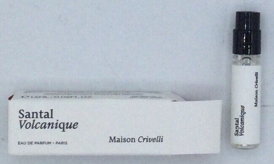 MAISON CRIVELLI SANTAL VOLCANIQUE EAU DE PARFUM VIAL SPRAY UNISEX 0.05 Oz SAMPLE