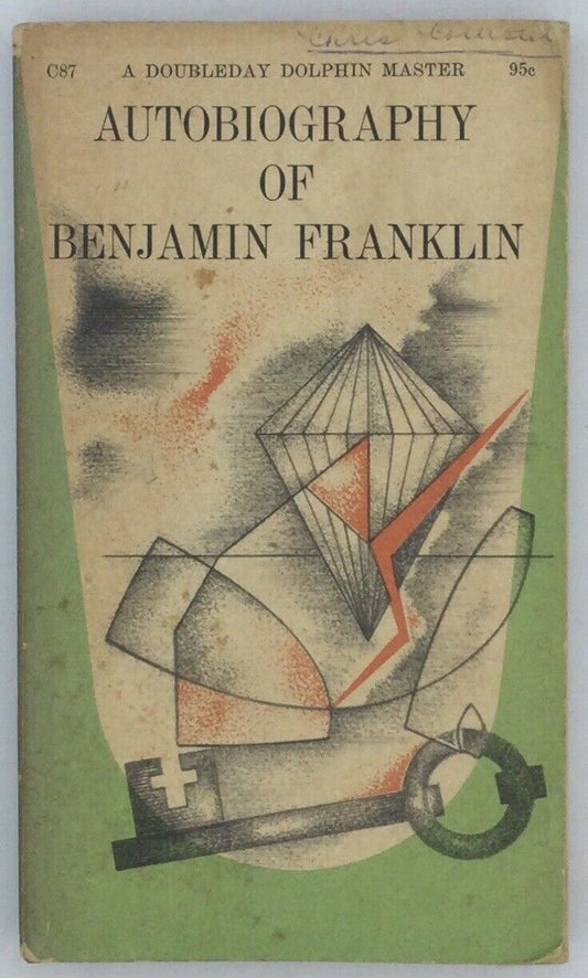 Doubleday Dolphin Autobiography of Benjamin Franklin (c. 1950 Trade Paperback)