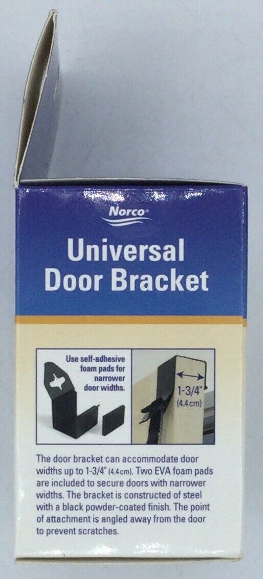 Norco Universal Door Bracket For Shoulder Pulley or Exercise Loop - Lot of 4