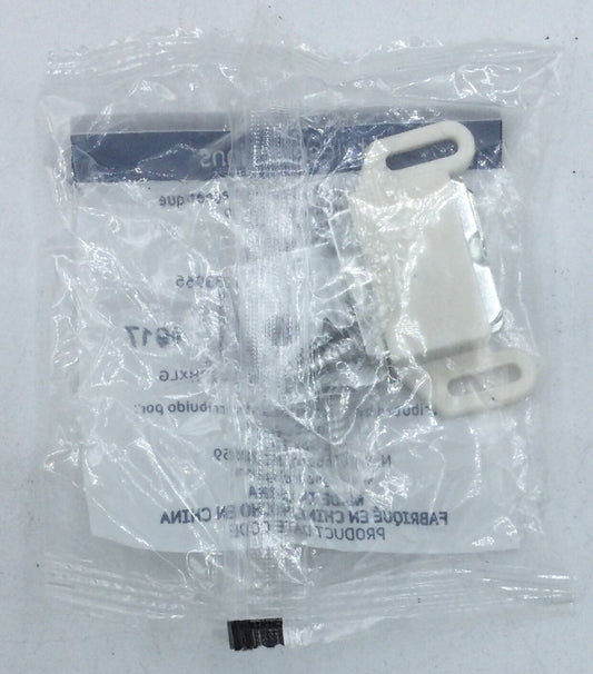 Magnetic Catch for Cabinets or Drawers White Finish