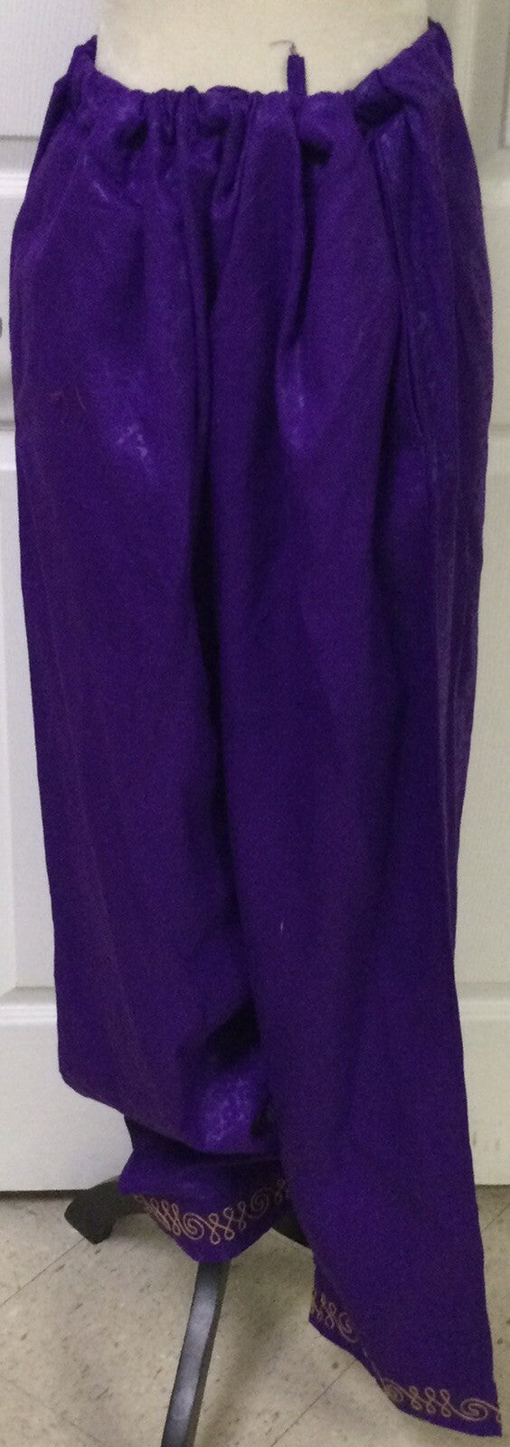 The African Star Two-Piece Purple and Gold Suit