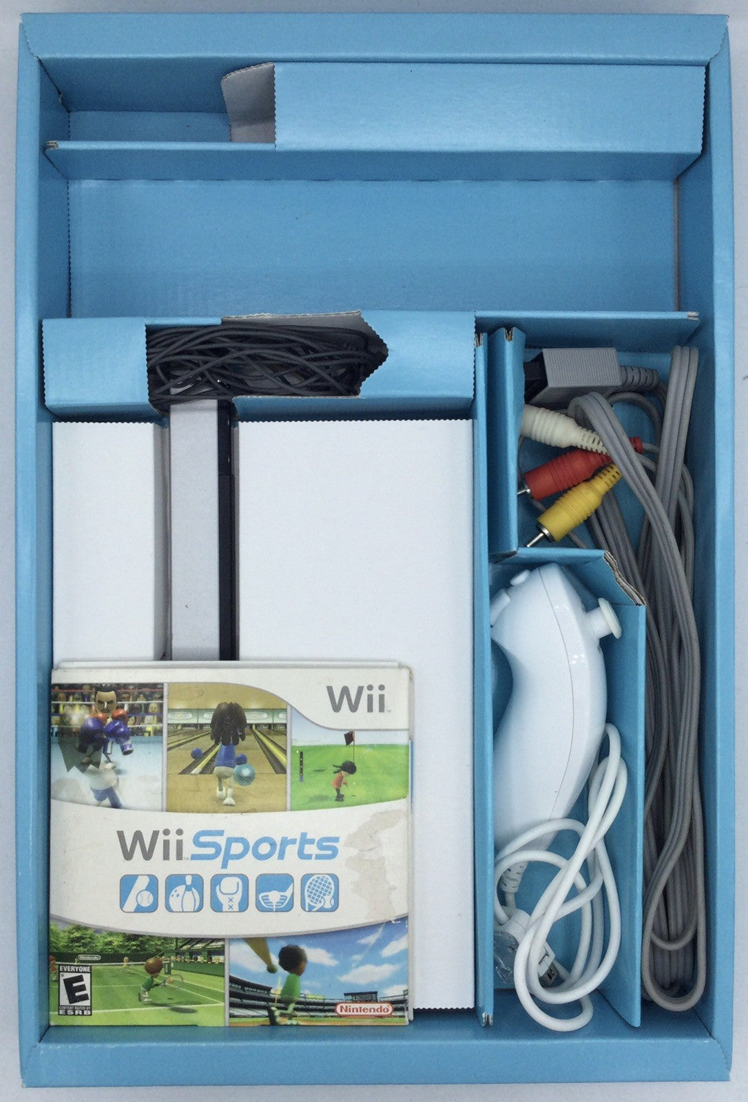 Nintendo Wii Console - Used - In Original Box - Includes Grip - Base Missing