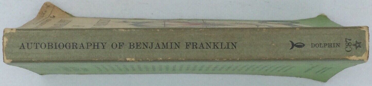 Doubleday Dolphin Autobiography of Benjamin Franklin (c. 1950 Trade Paperback)
