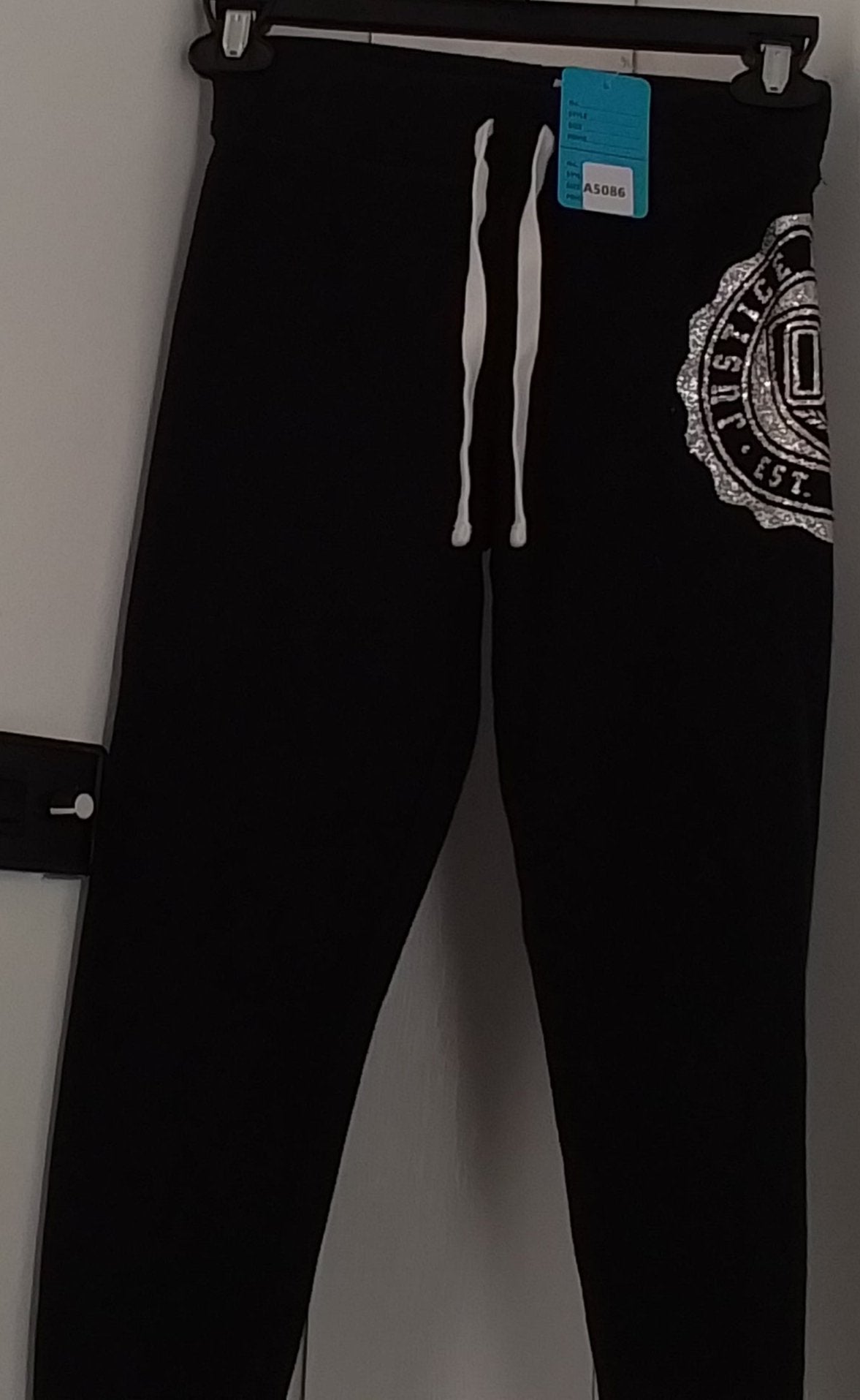 Justice Active Girl's Black Sweatpants