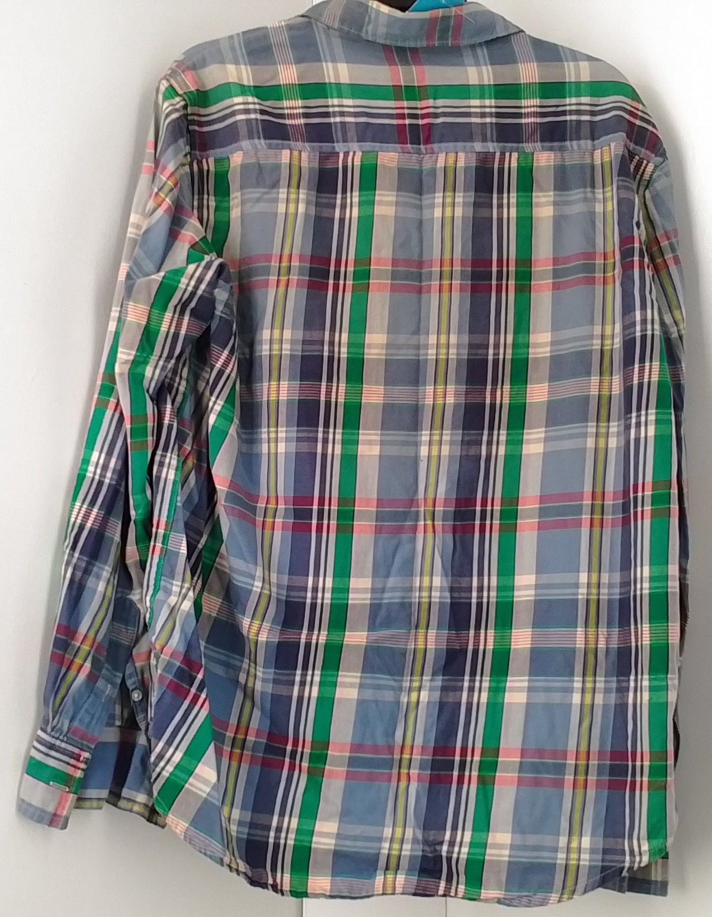 American Republic Men's Multicolored Long Sleeve Plaid Shirt