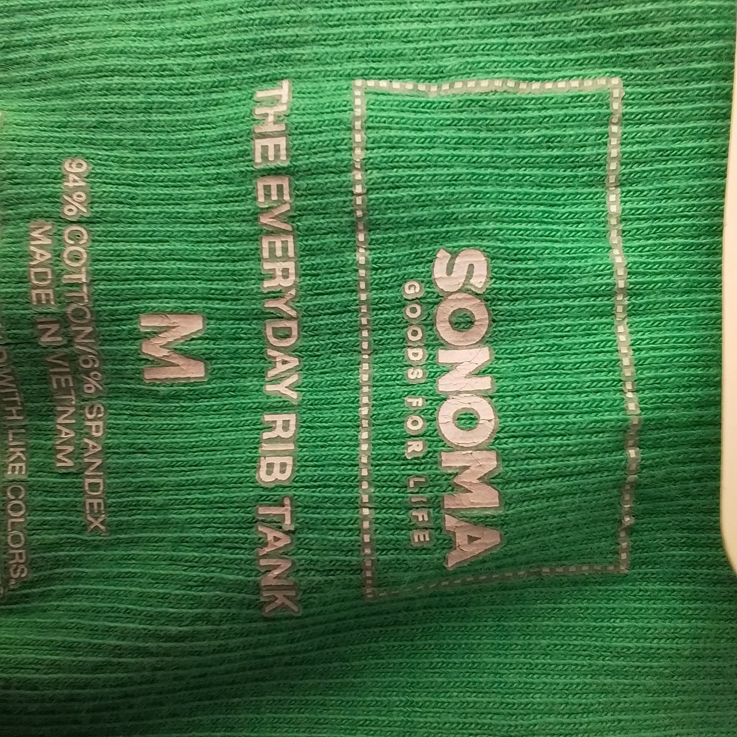 women's green tank