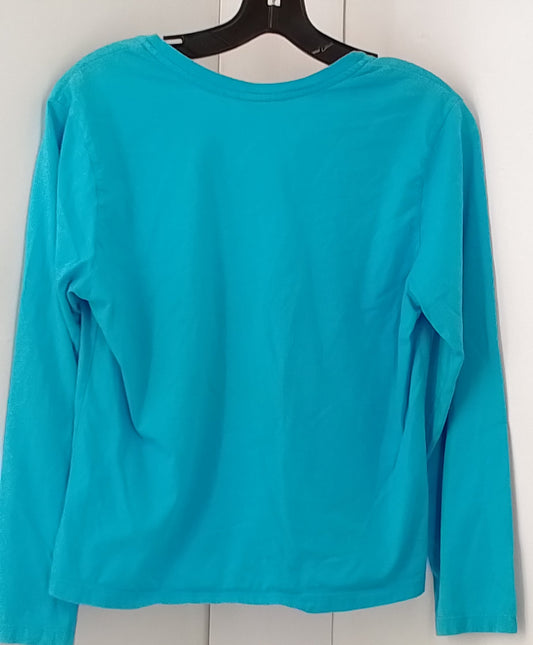 ladies blue shirt