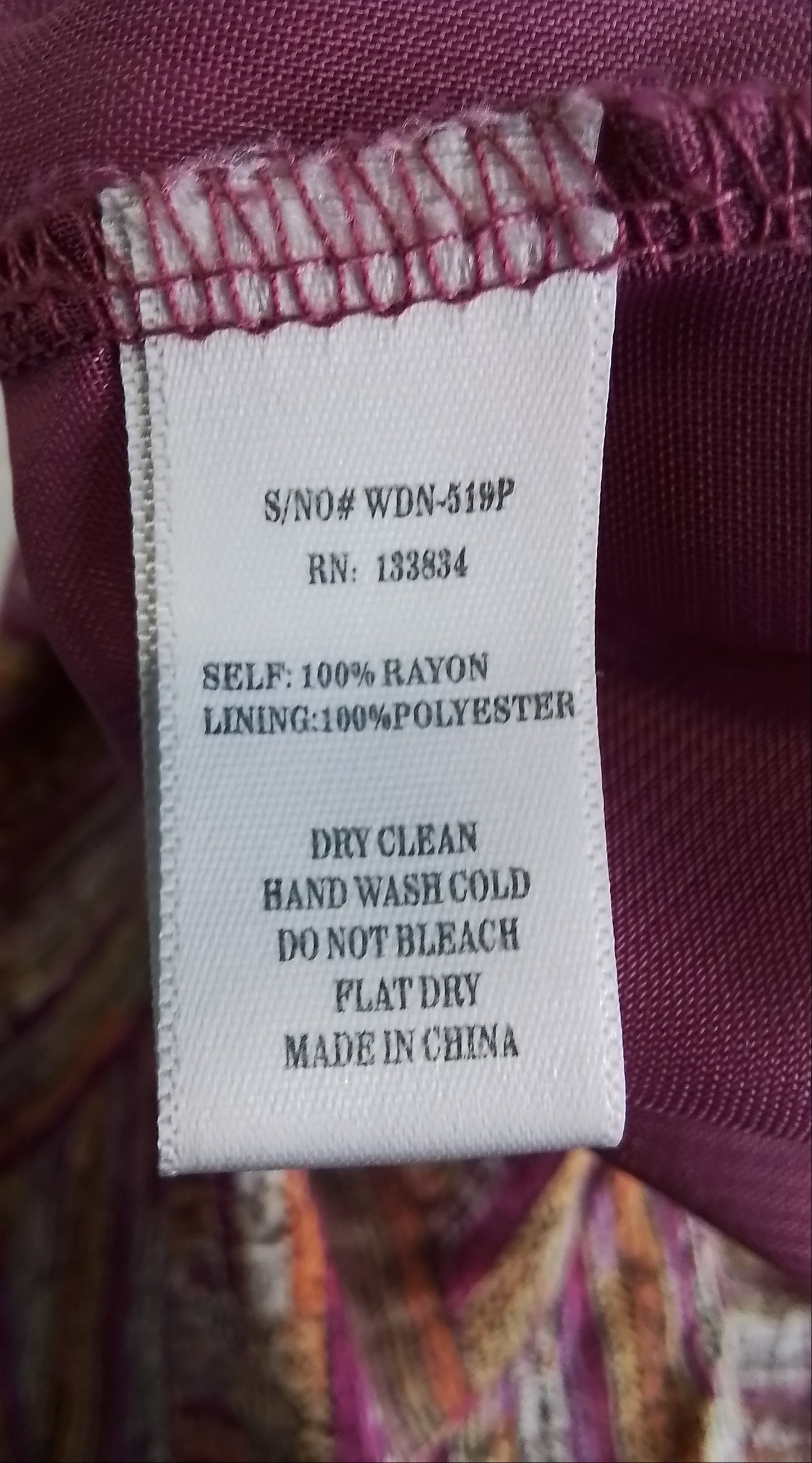 Zinga Sz M Multi-colored dress