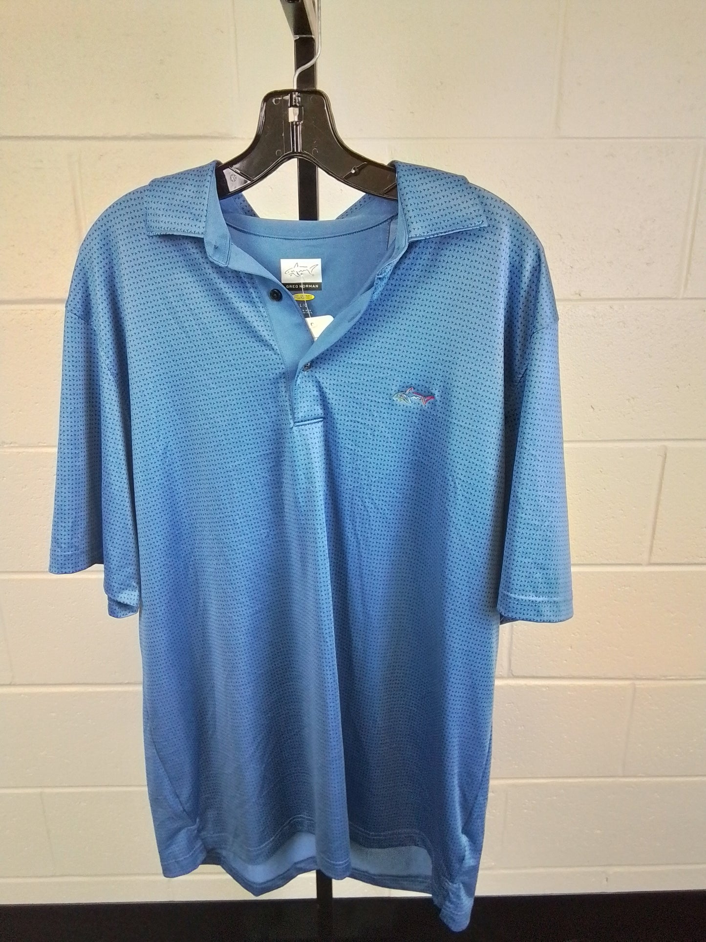 Greg Norman Men's Blue Shirt
