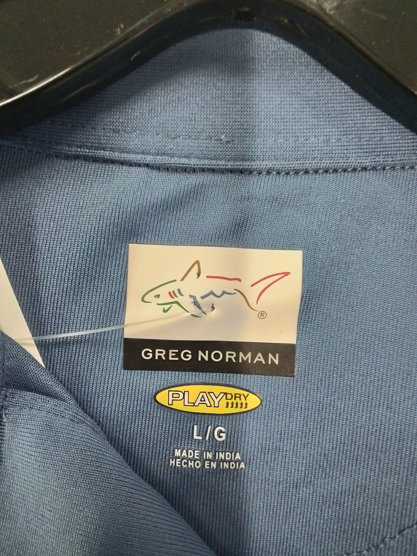Greg Norman Men's Blue Shirt