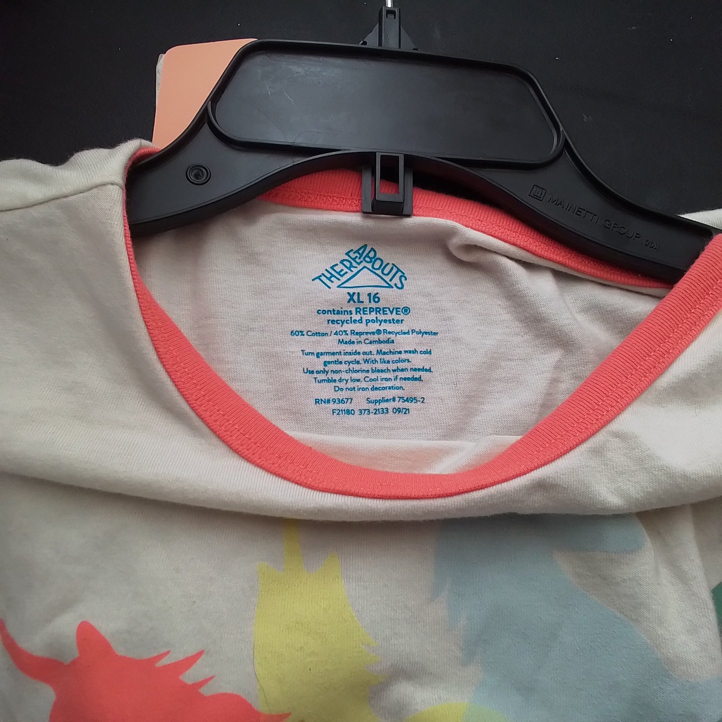 girls thereabouts short  sleeve top horse +