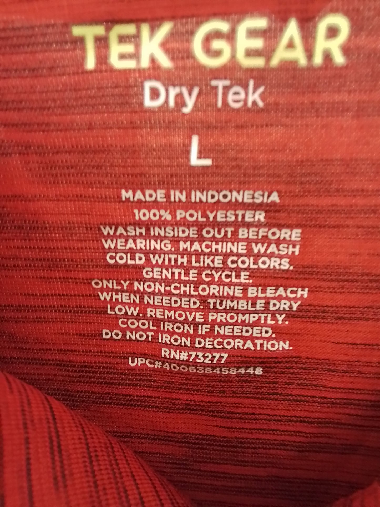 adult's TEK GEAR polo shirt
