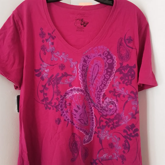 Just My Size pink tee shirt