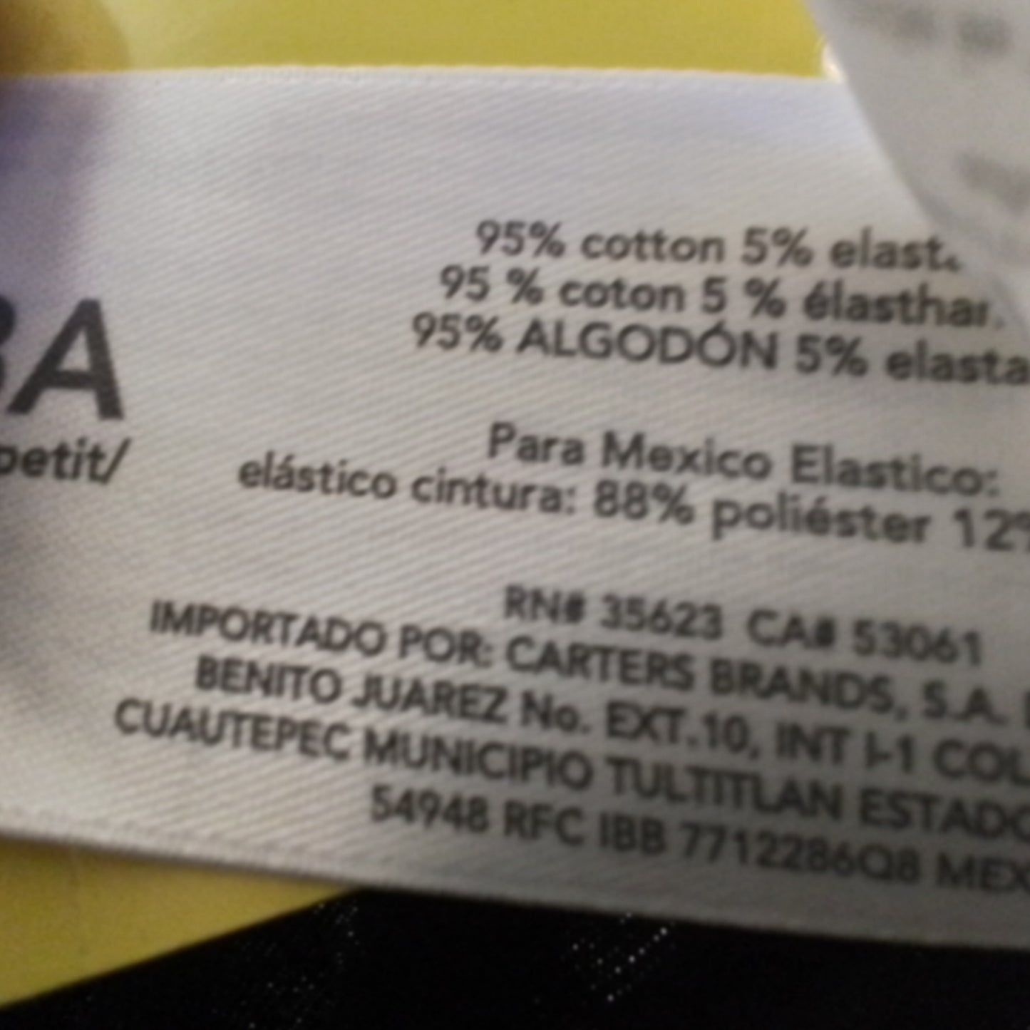 toddlers CARTER'S leggings