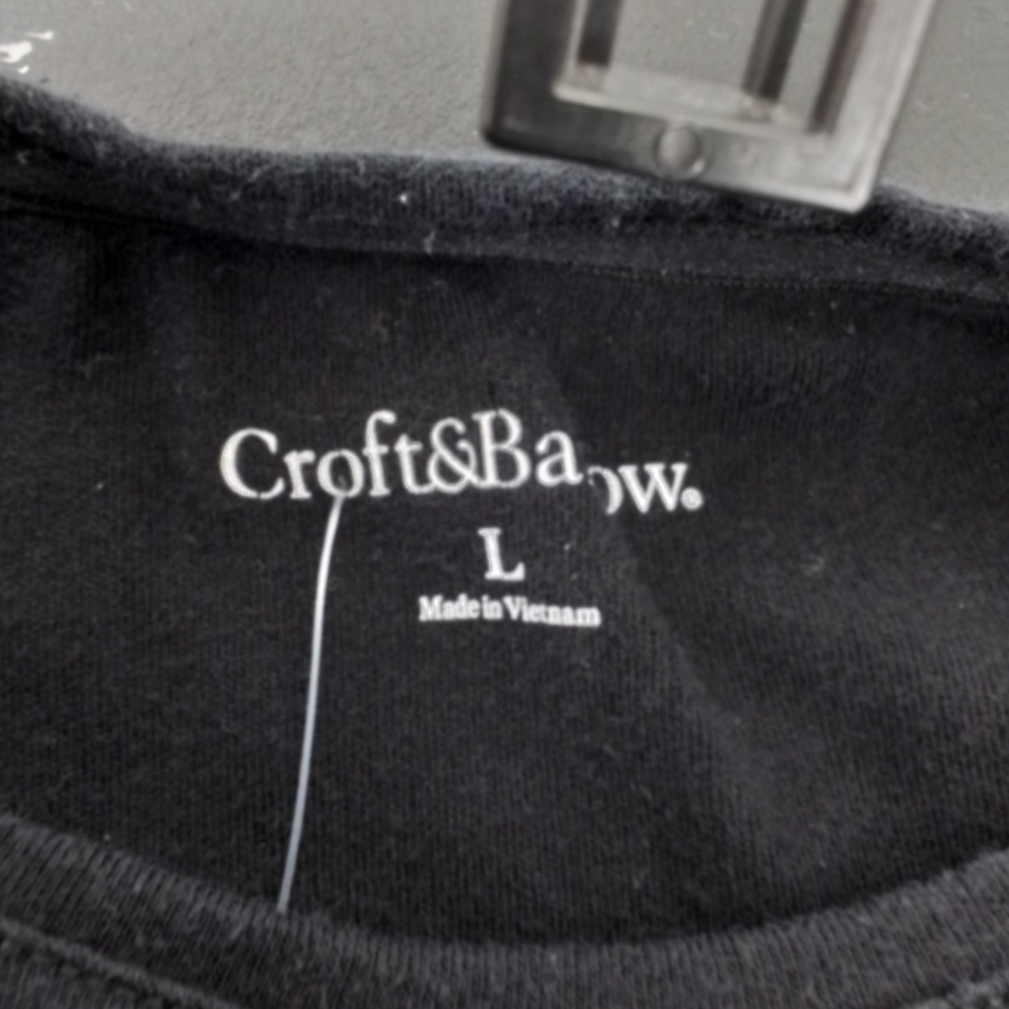 Croft & Barrow women's black tee