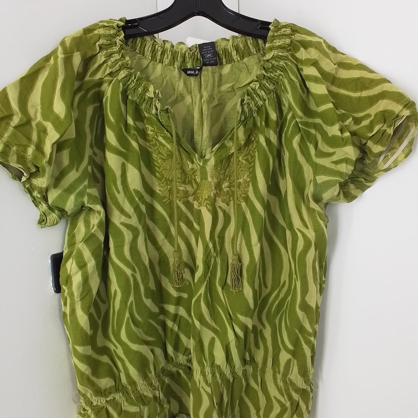 womens jaime b short sleeved blouse