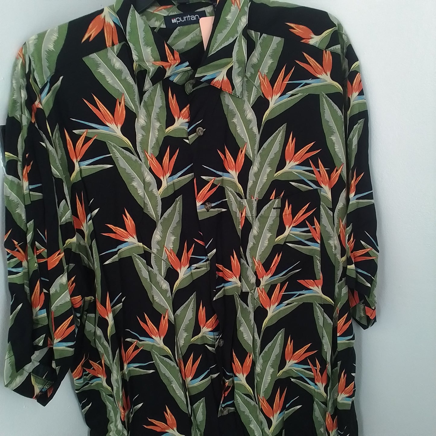 Men's Puritan Short Sleeve Button-Down Shirt