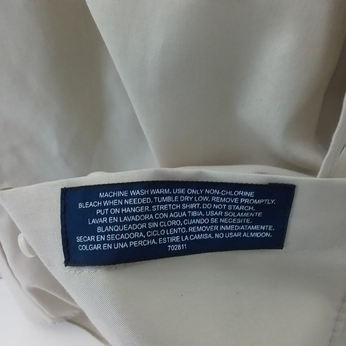stafford wrinkle free mens button up