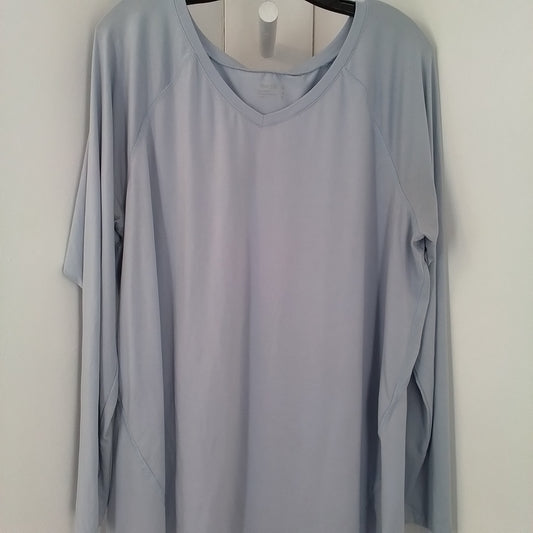 Women's Jockey Long Sleeve V-neck Athletic Shirt