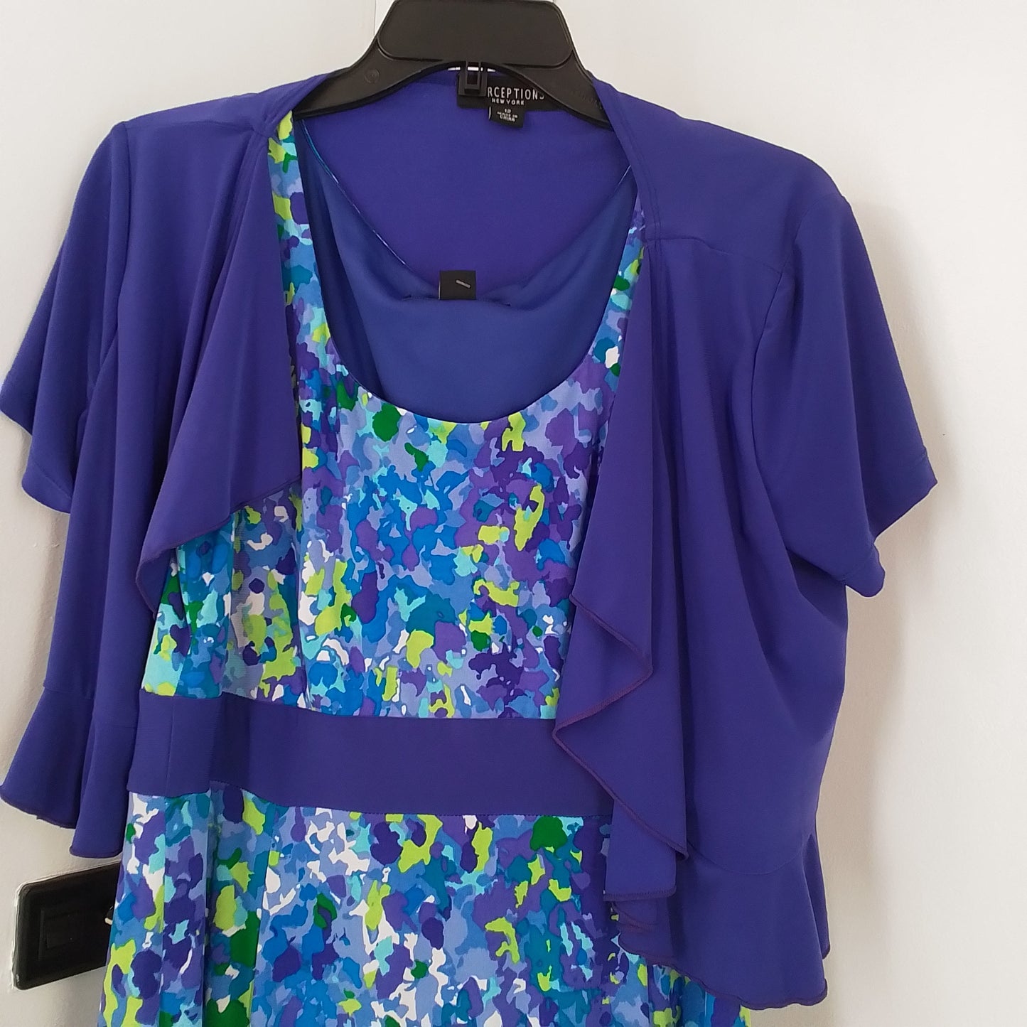 Women's Perception Mid-length Sleeveless Dress with Short Sleeve Bolero Set (2 items)