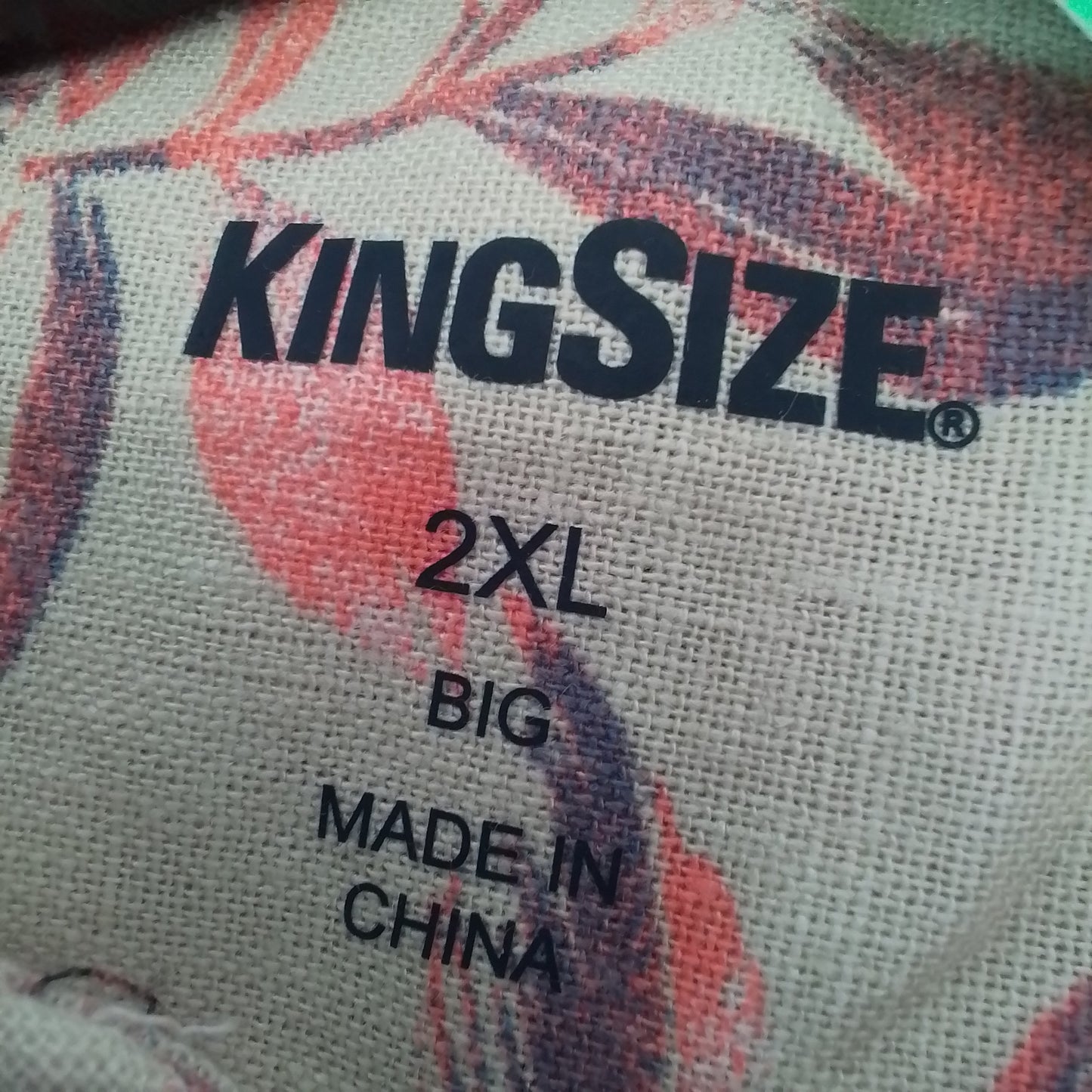 Kingsize Men's button up shirt
