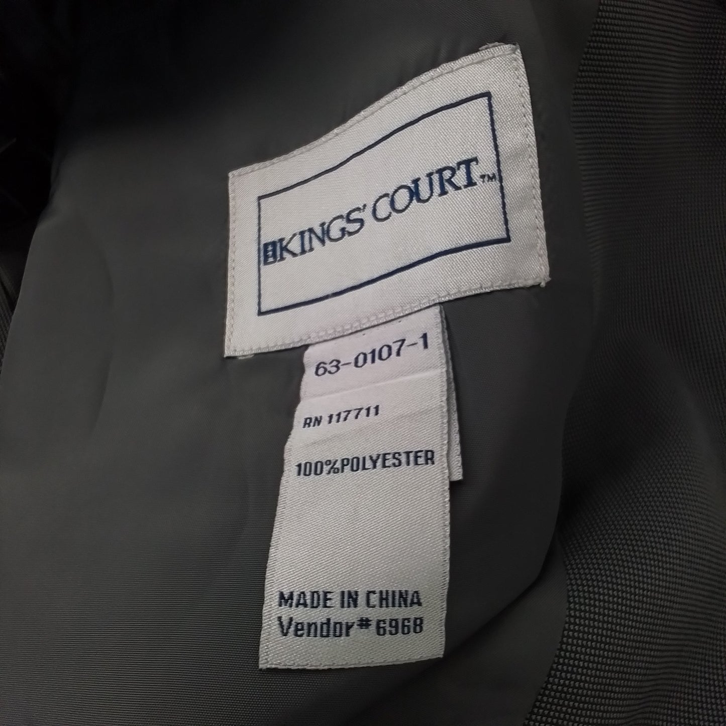 Men's Kings' Coutrt Business or Formal 2-piece Suit-- Blazer and Dress Pants