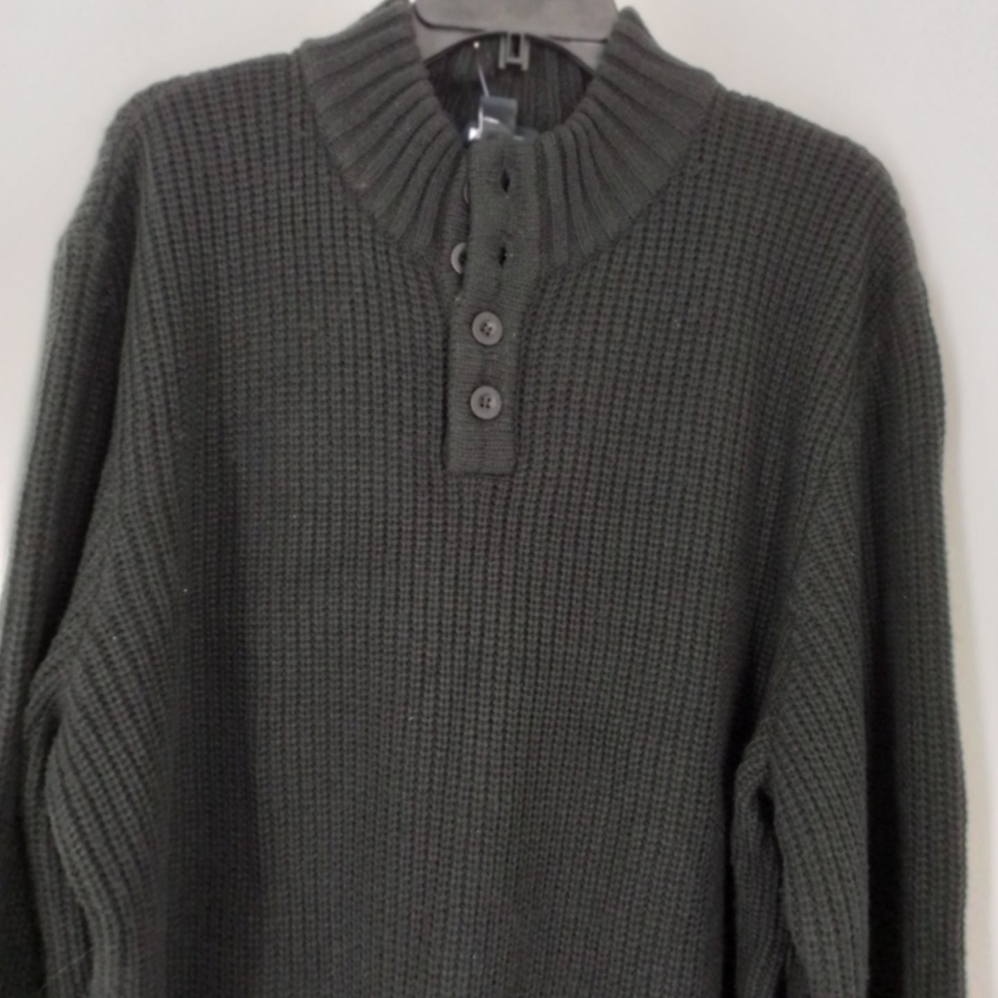 Men's King Size Black Sweater