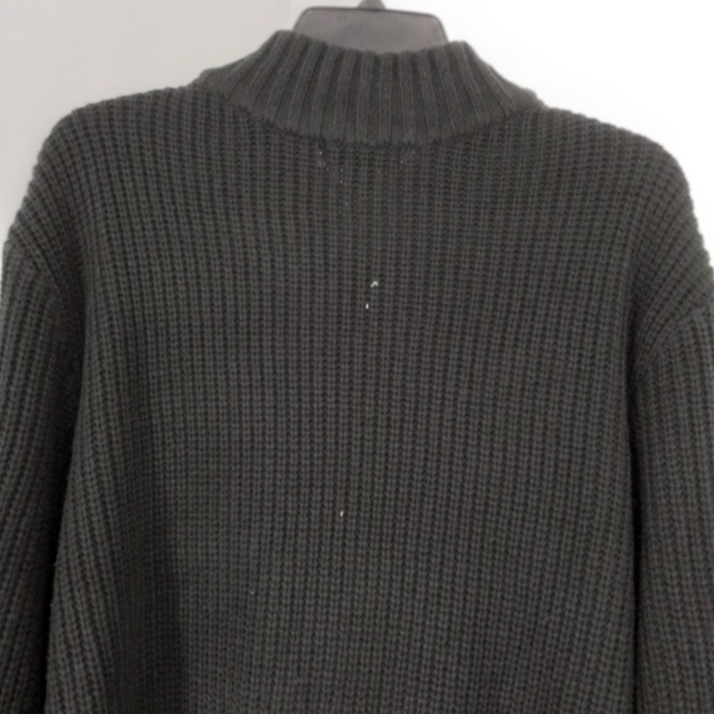 Men's King Size Black Sweater