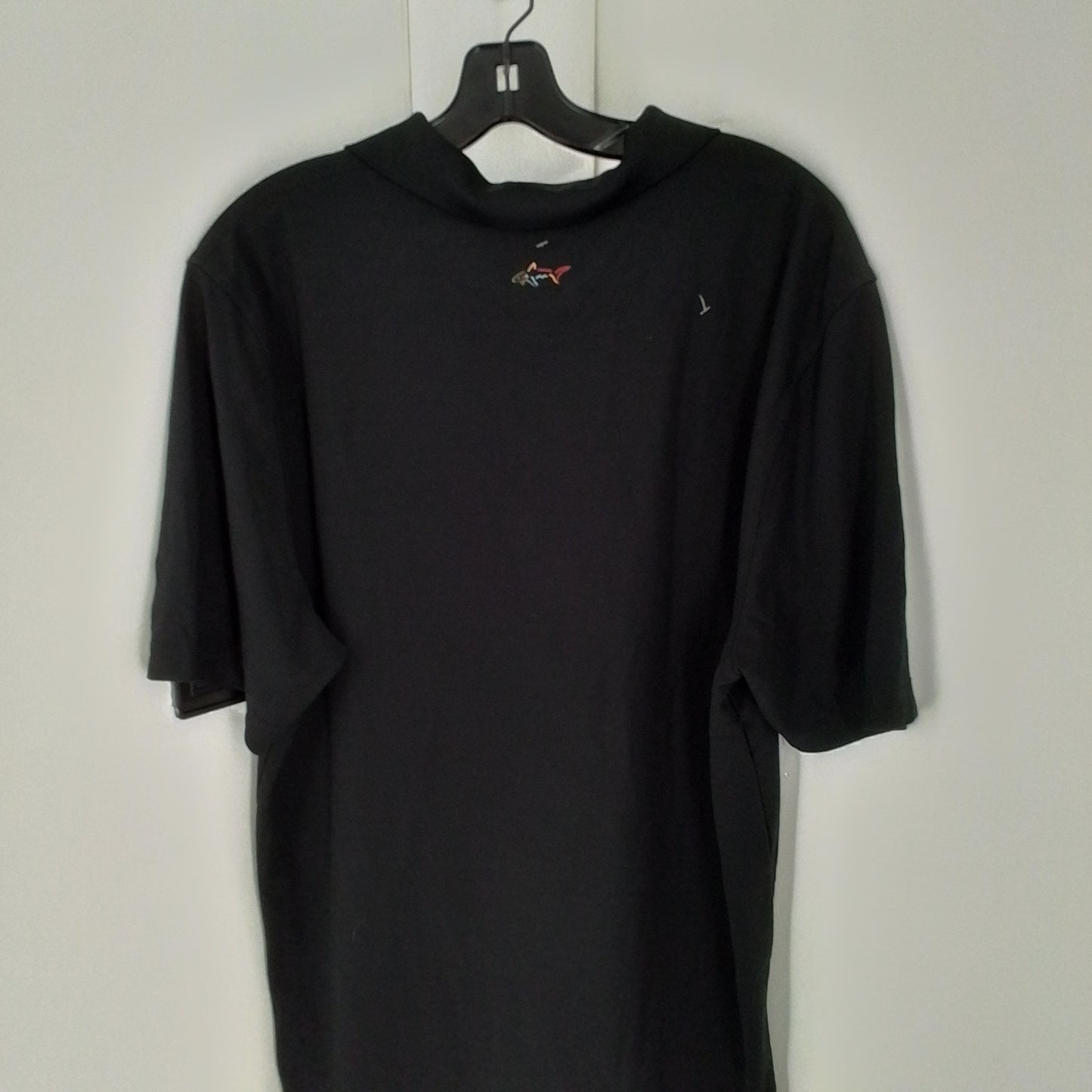 Men's XL Polyester Shirt - Black/White/Brown, Like New