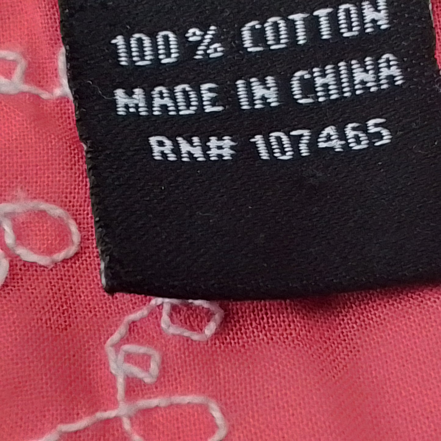 Women's Red Cotton Shirt - Size M