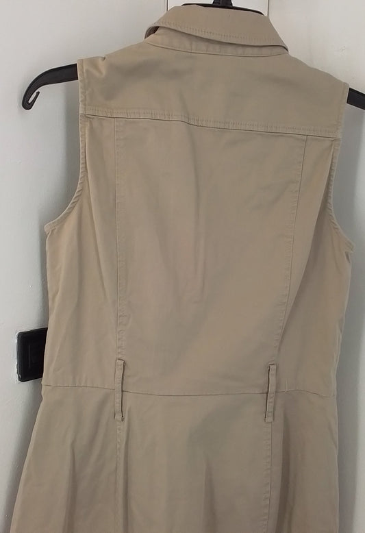 Banana Republic Women's Brown Cotton Dress - Size 6