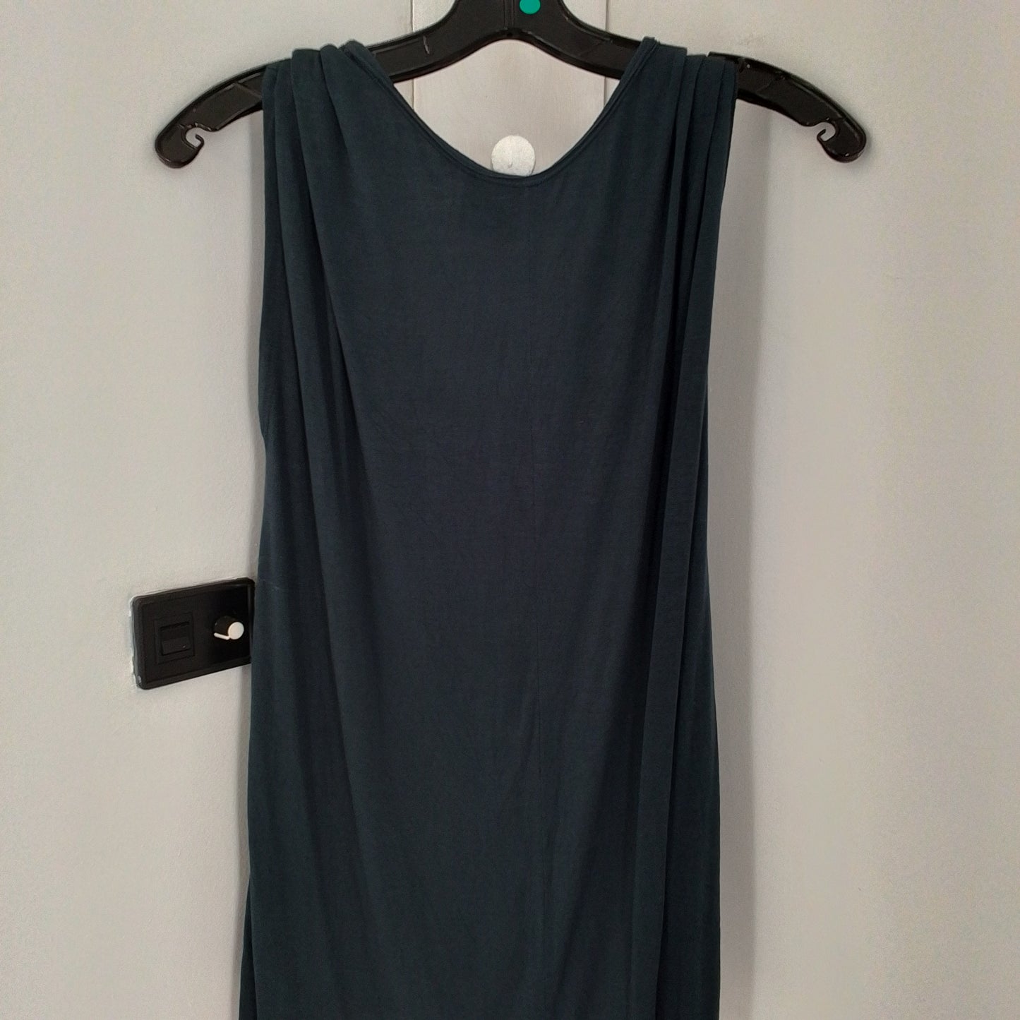 Women's Blue Rayon Blouse - Size M