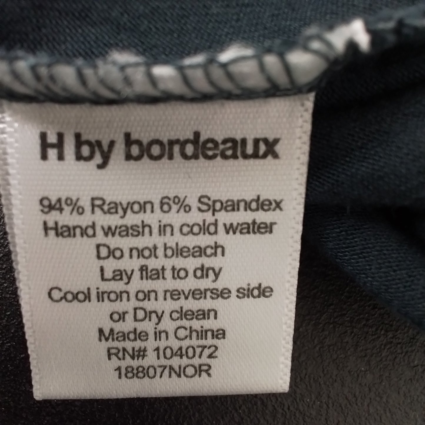 Women's Blue Rayon Blouse - Size M