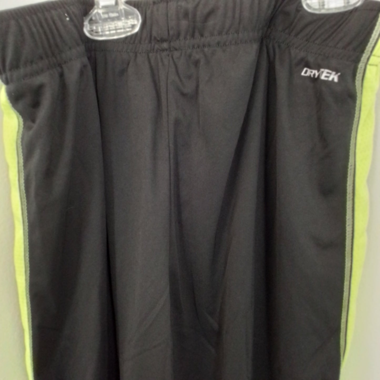 Tek Gear Kids Shorts - Green/Black, Sizes 14, 16, L, Polyester