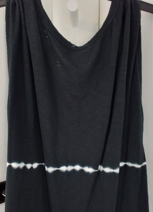 Universal Threads Women's Dress XL White/Black Cotton