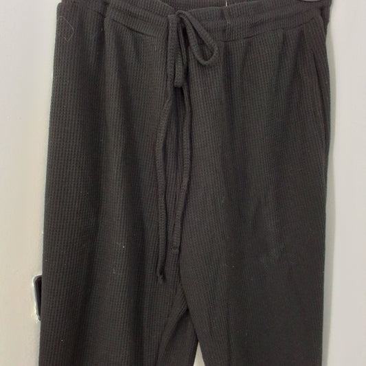 Women's Black Polyester Pants - Size M