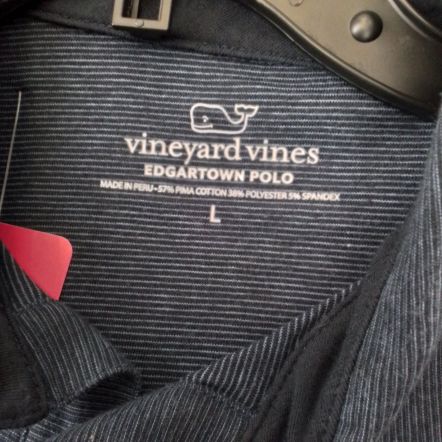 Vineyard Vines Men's Blue Polo - Size L