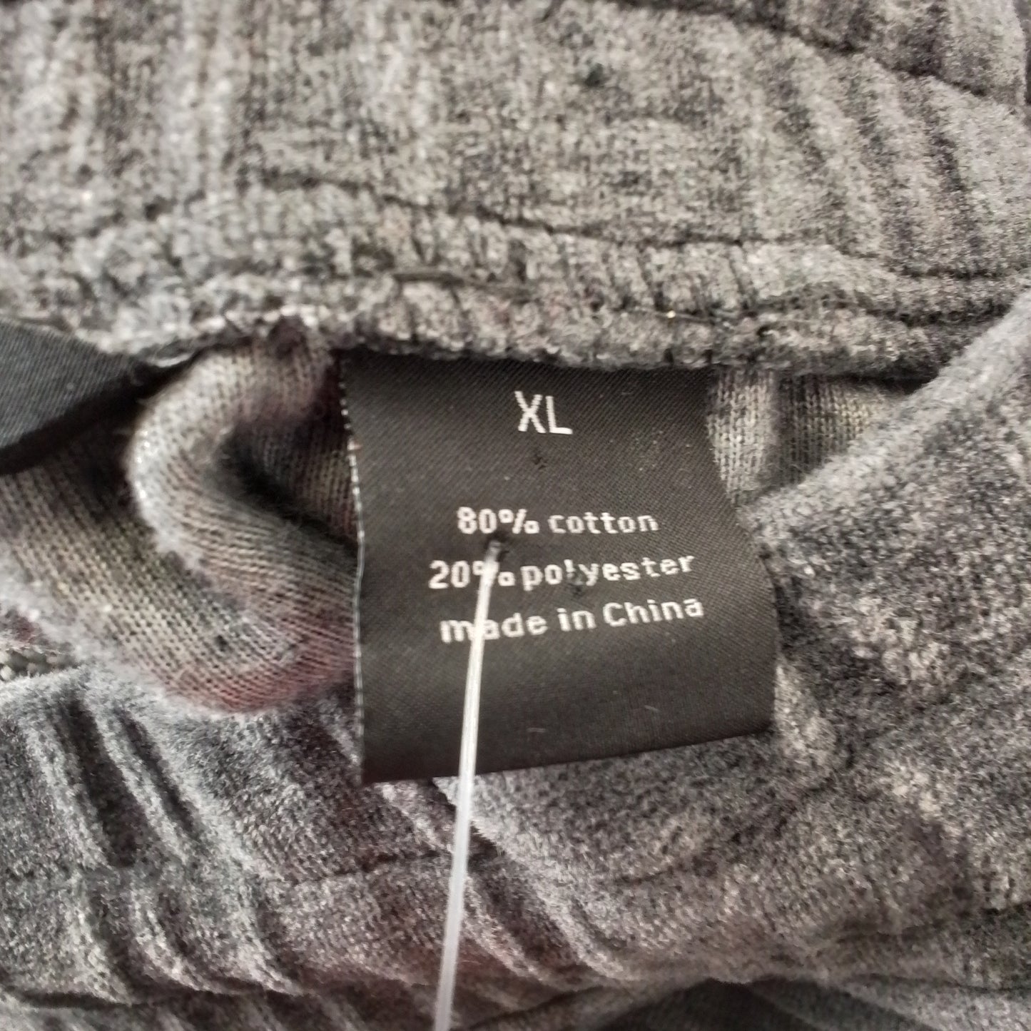 Men's Grey Cotton Pants - XL