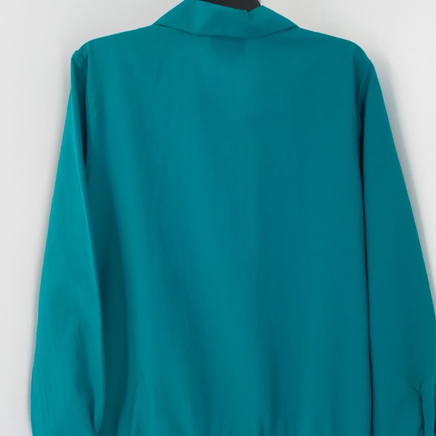 Blair Corporation Women's Teal Jacket - Size M, Polyester