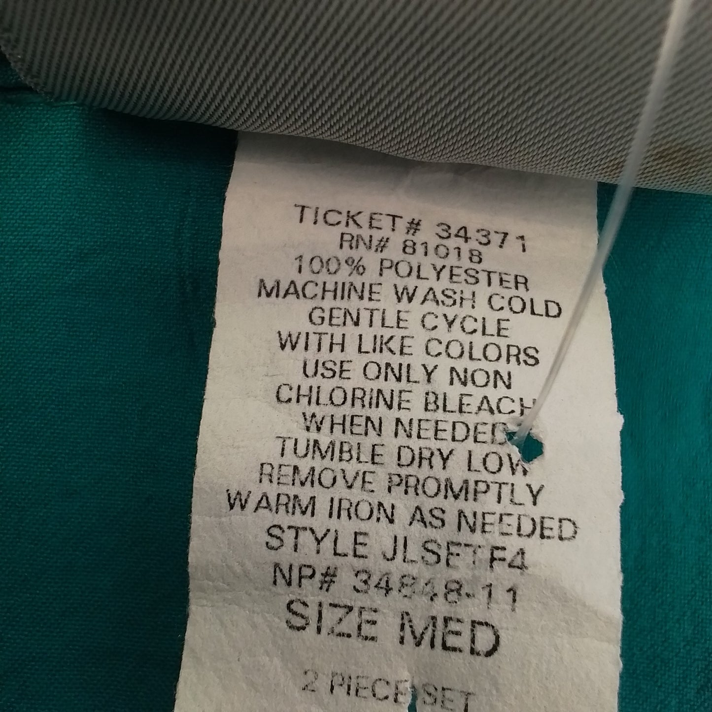 Blair Corporation Women's Teal Jacket - Size M, Polyester