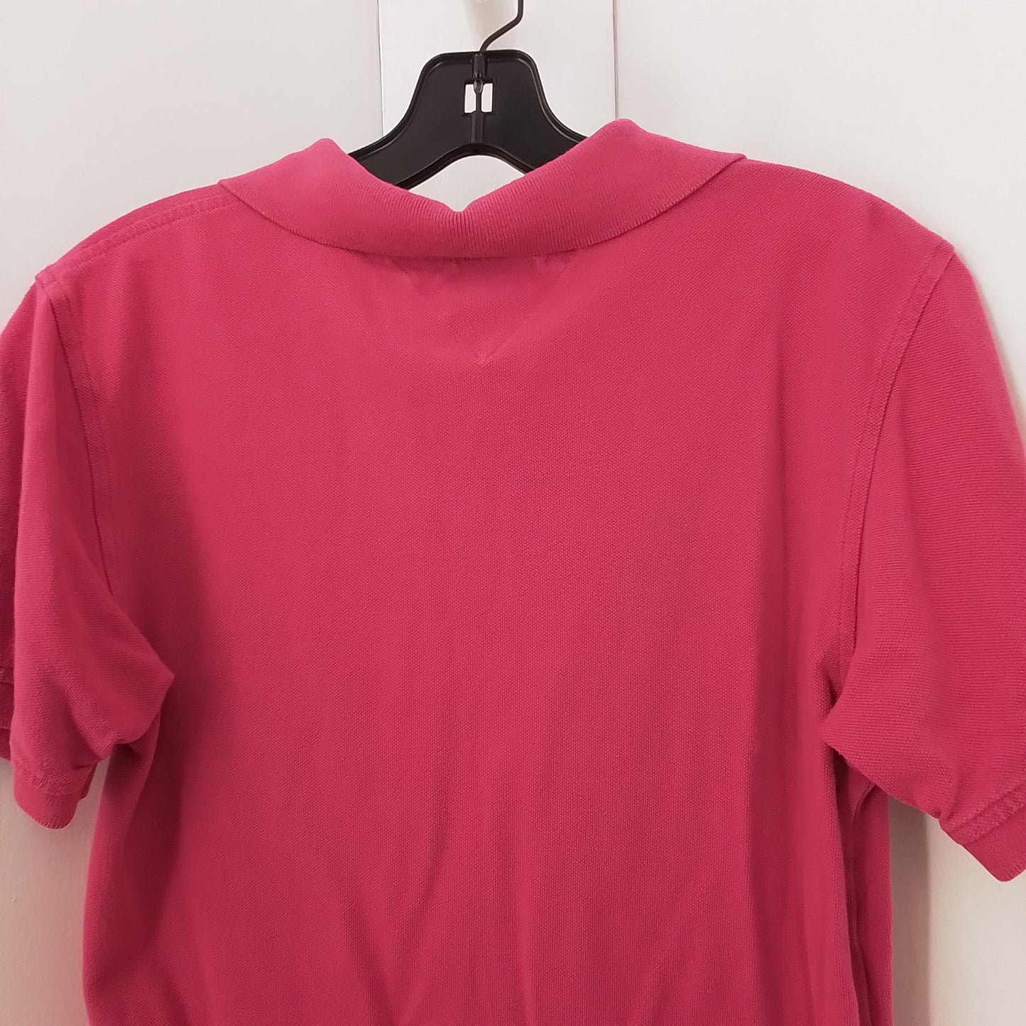 Tommy Hilfiger Kids Pink Polo Shirt, Size L, Cotton