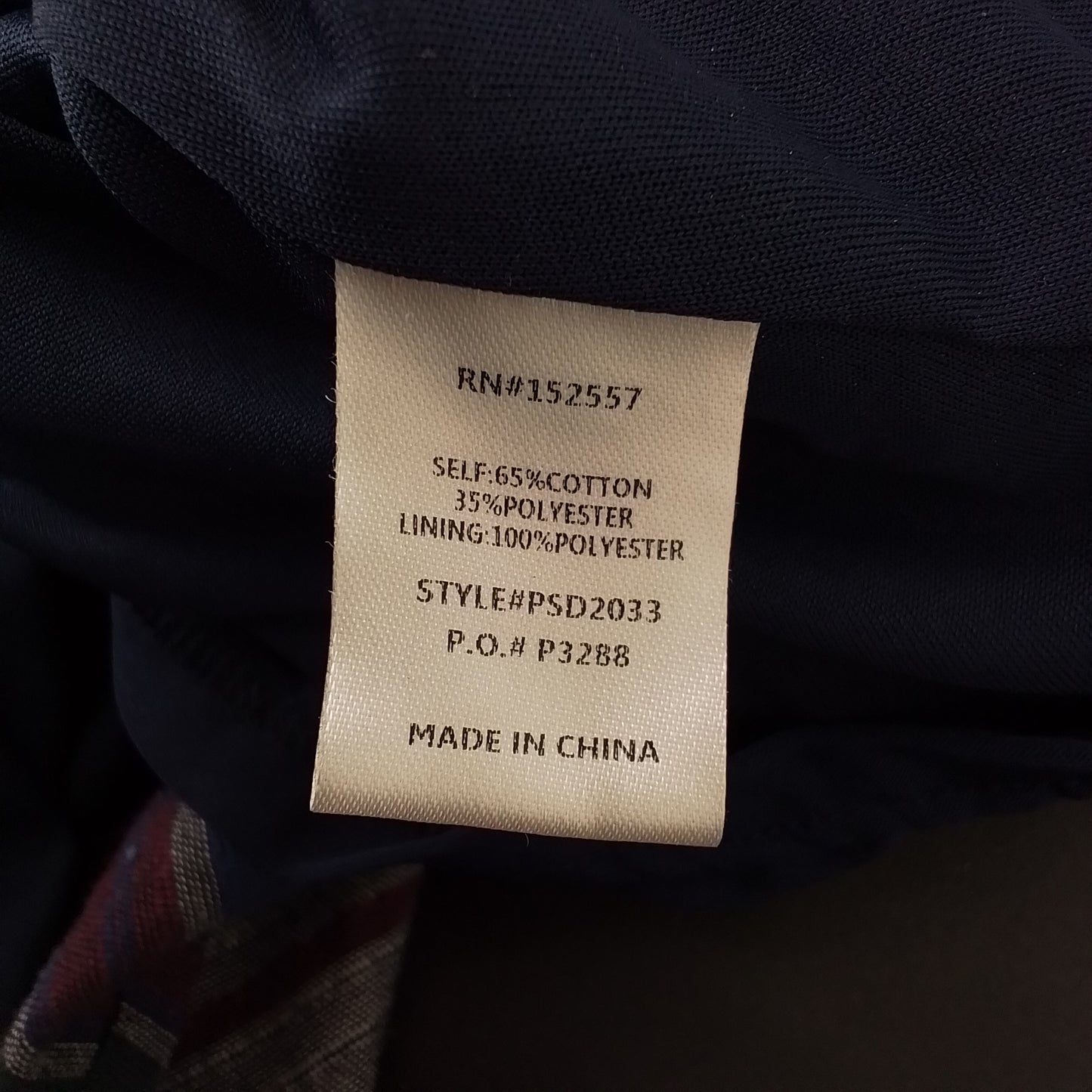 Women's Dress - Size S - Cotton/Polyester - Grey/Blue/Red