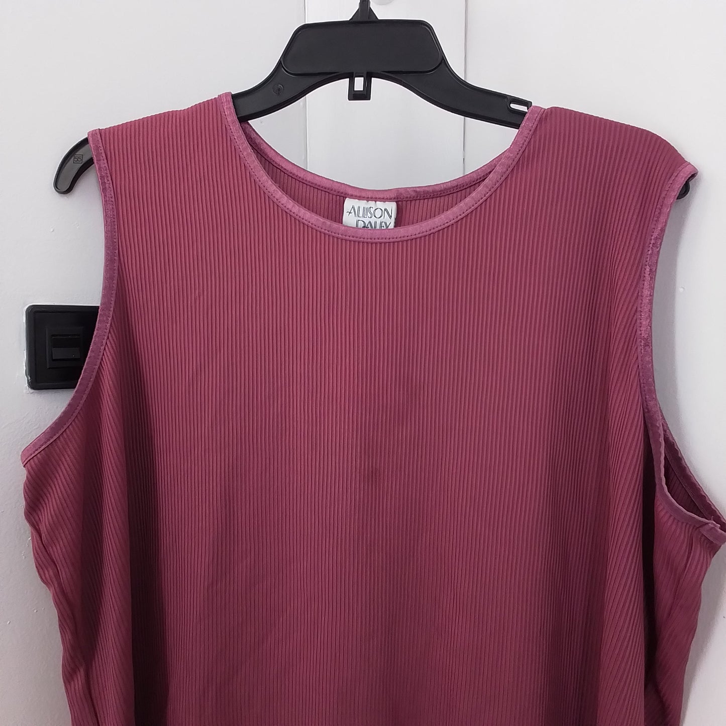 Women's Purple Polyester Tank Top - 3x