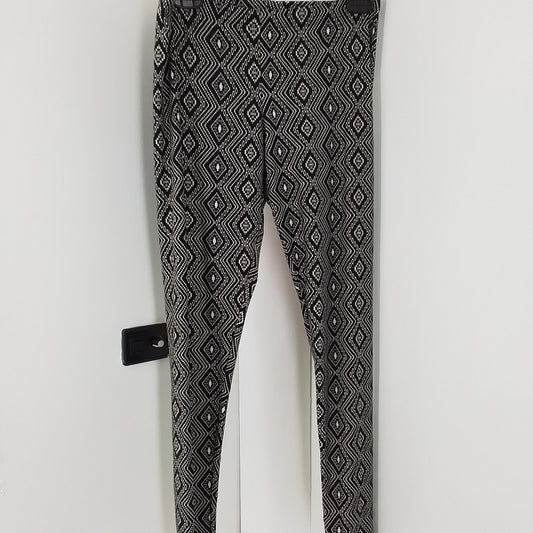 Women's Black Leggings - Size L, Like New, Polyester Loungewear