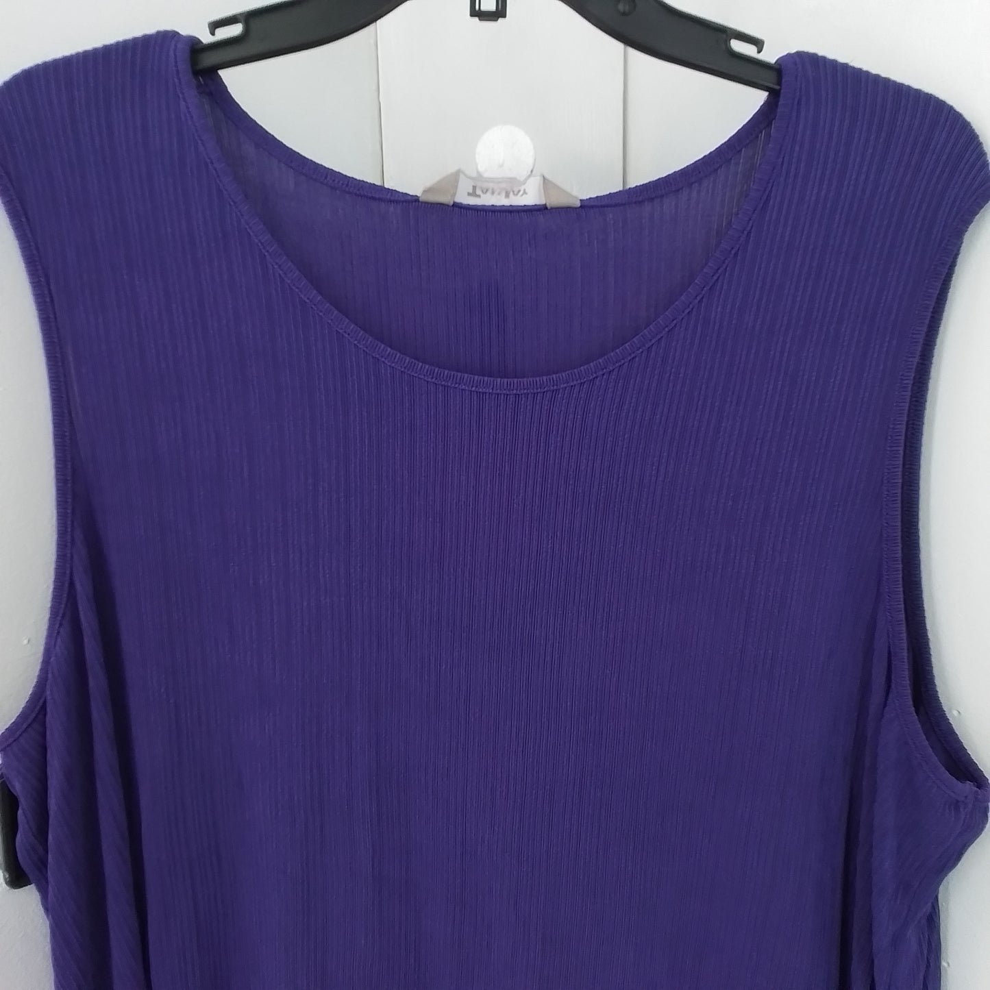Purple Acrylic Women's Blouse