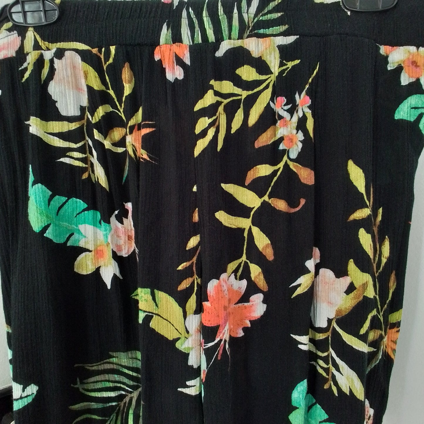 Women's Rayon Shorts - Black, Green, Orange